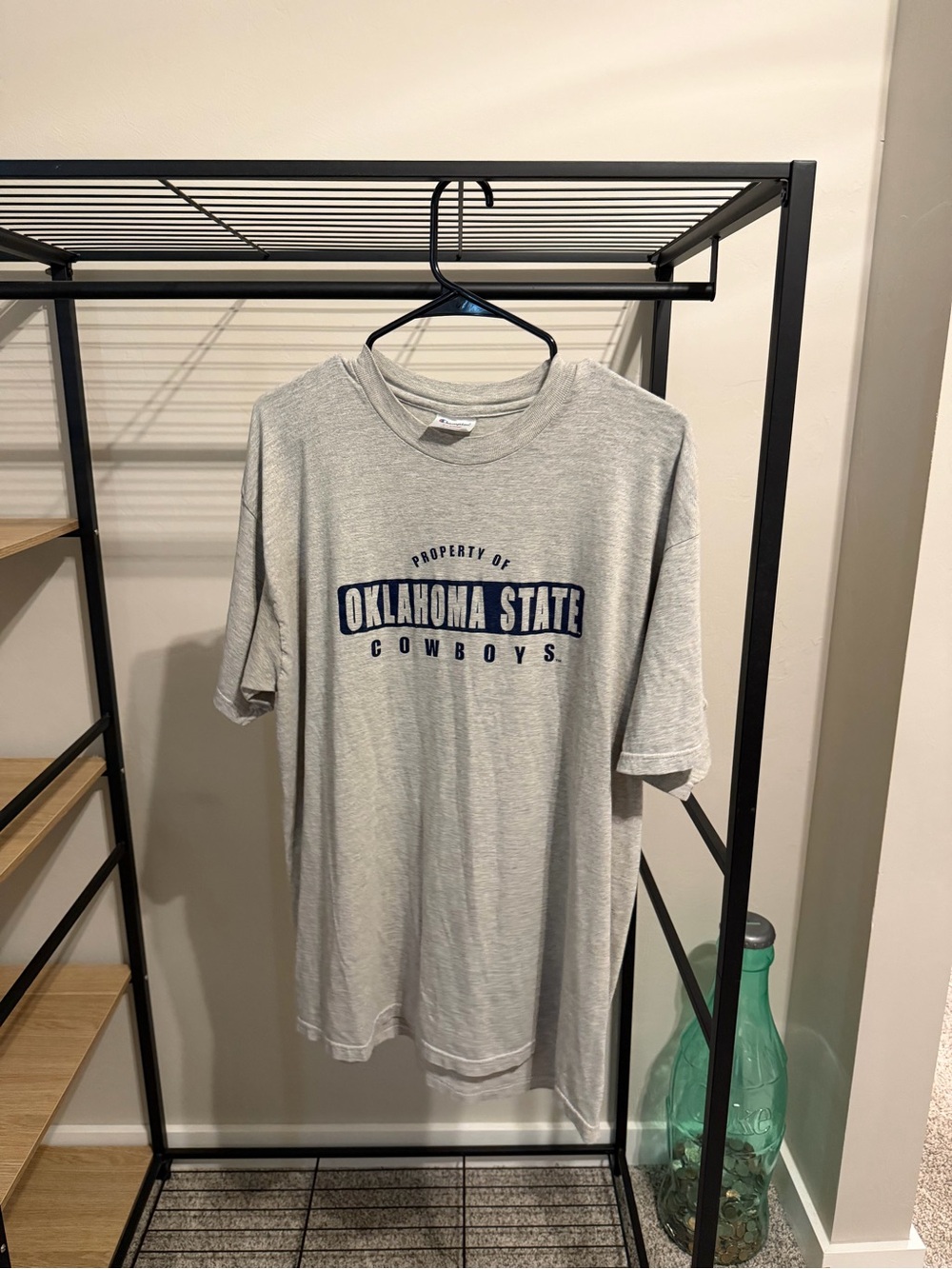 Champion Gray Oklahoma State Cowboys Short Sleeve Tee
